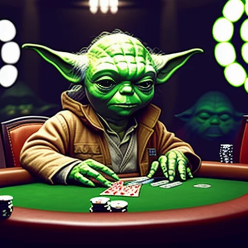 1588696426-Yoda playing poker in a hazy room, filled with star wars aliens and droids.webp